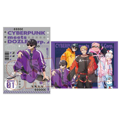 『ドズル社』らくピタポスター /ぼんじゅうる(CYBERPUNK meets DOZLE Corp.)
